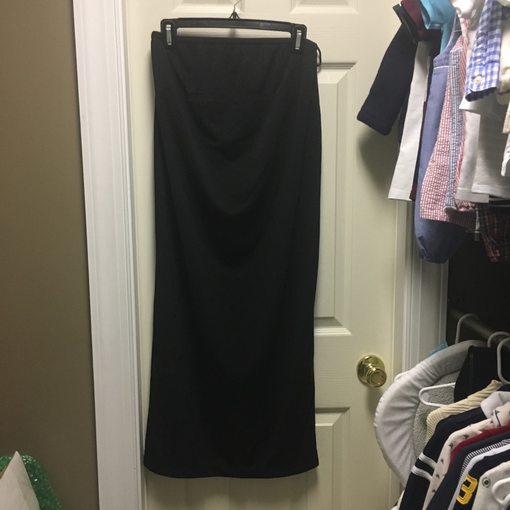 Motherhood Maternity - Black Maxi Skirt